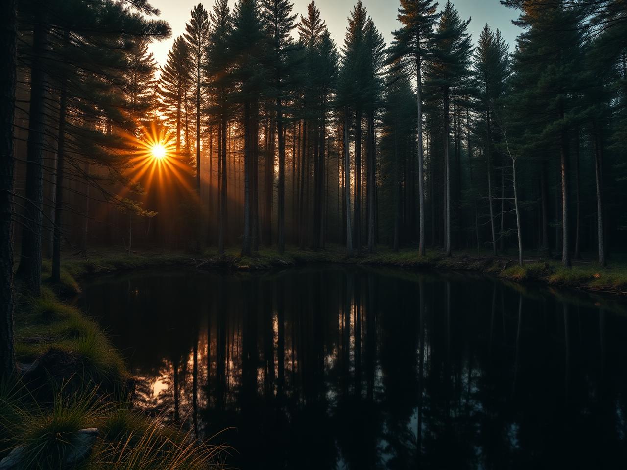 Jezioro Czarne – versteckter Waldsee bei Wicko
