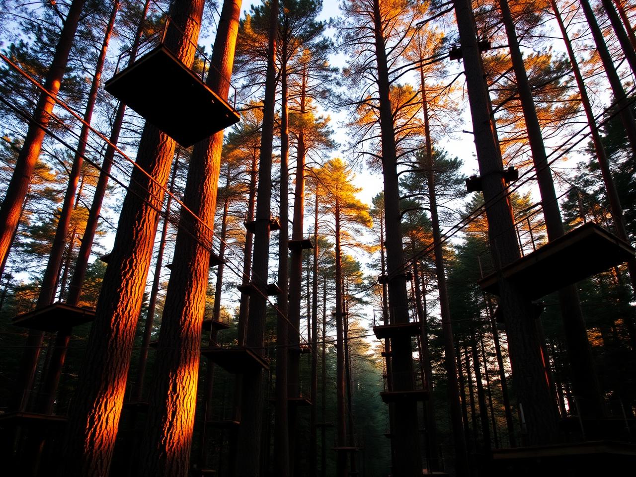 Park Linowy Ahoj! – Kletterpark in Łeba