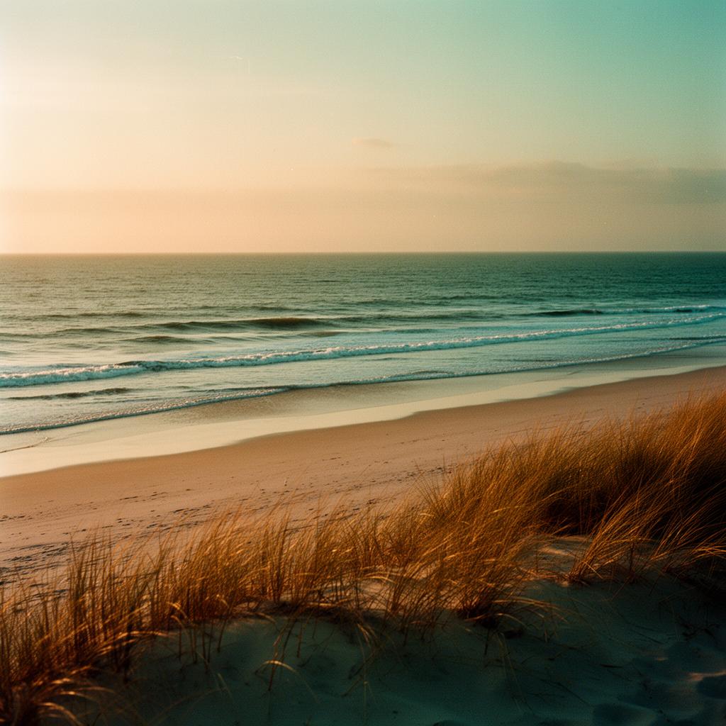 Strand von Łeba an der polnischen Ostseeküste